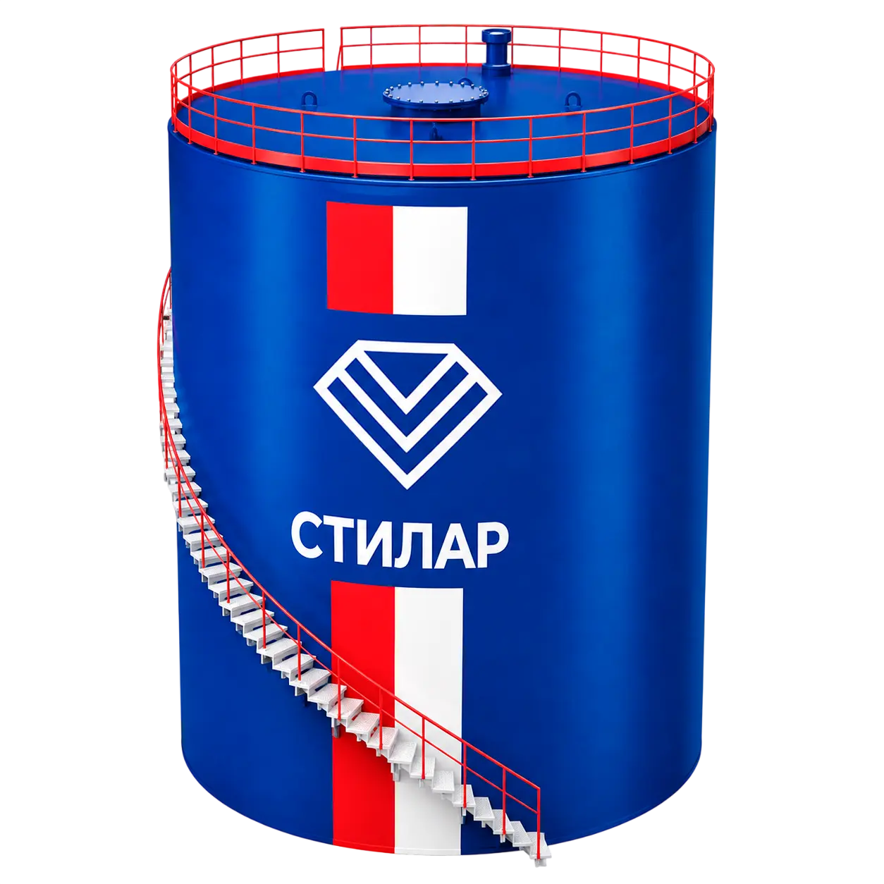 Цельносварной резервуар РВС для воды 20 м³ от завода-производителя