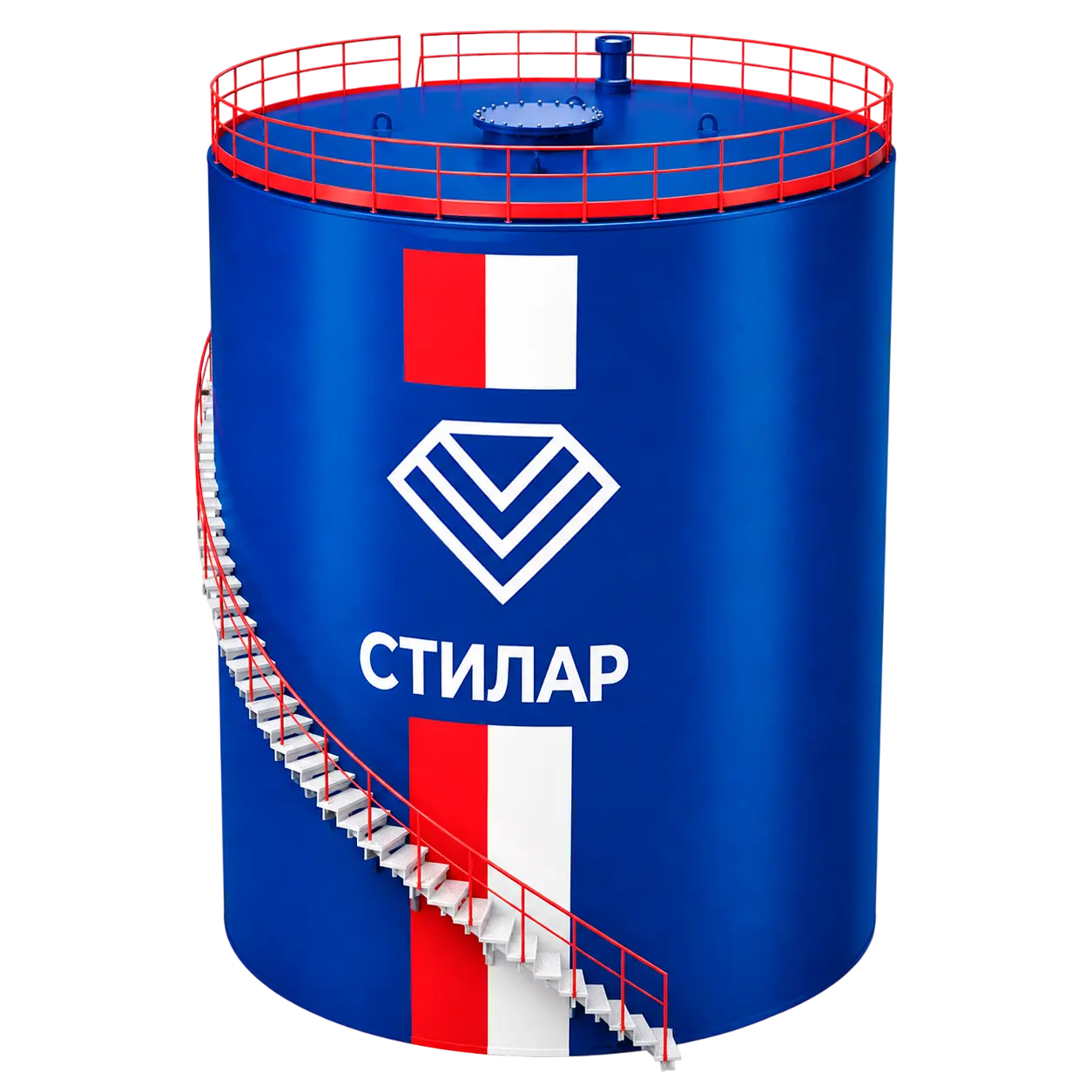 Цельносварной резервуар РВС для АЗС 25 м³ от завода-производителя