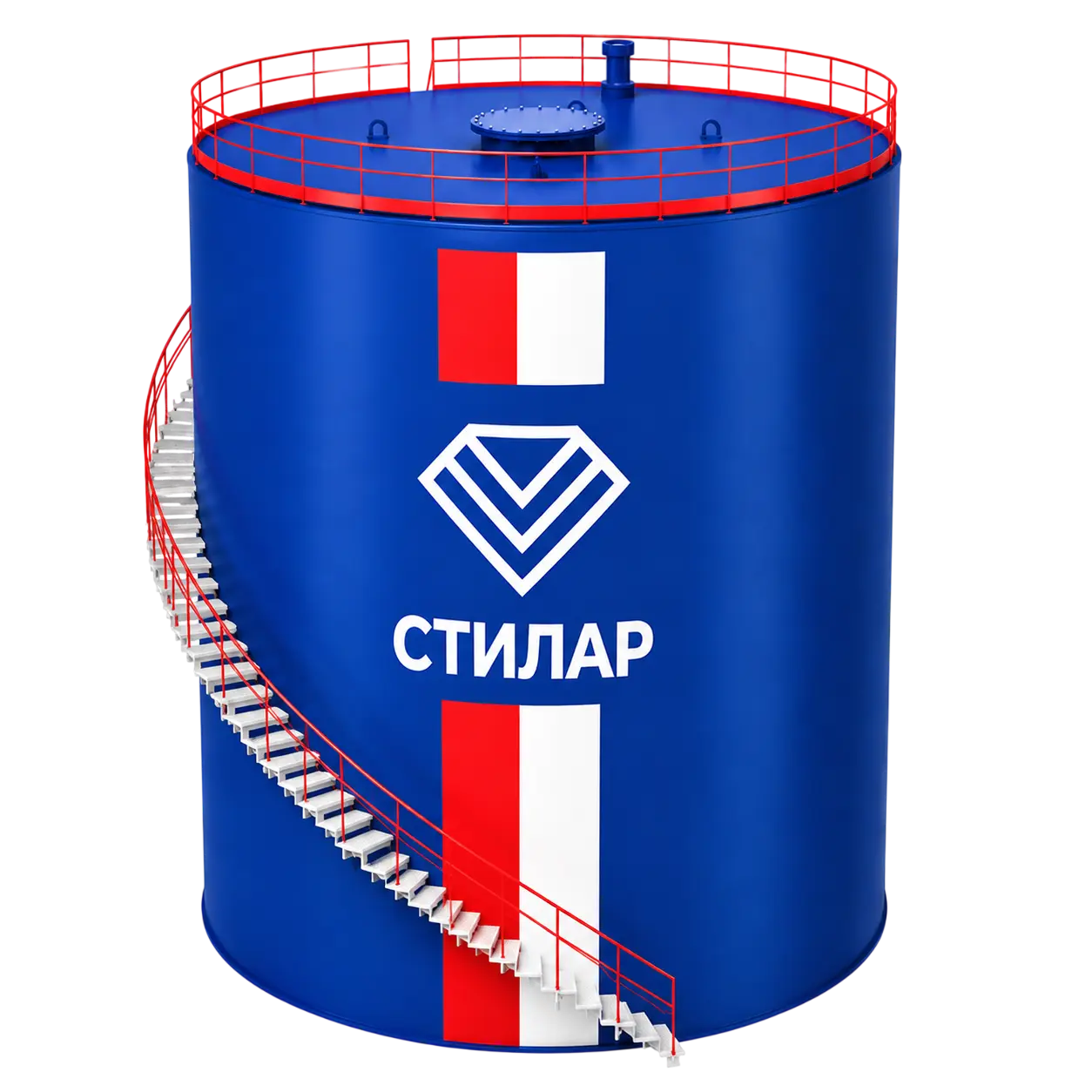 Цельносварной резервуар РВС для воды 50 м³ от завода-производителя