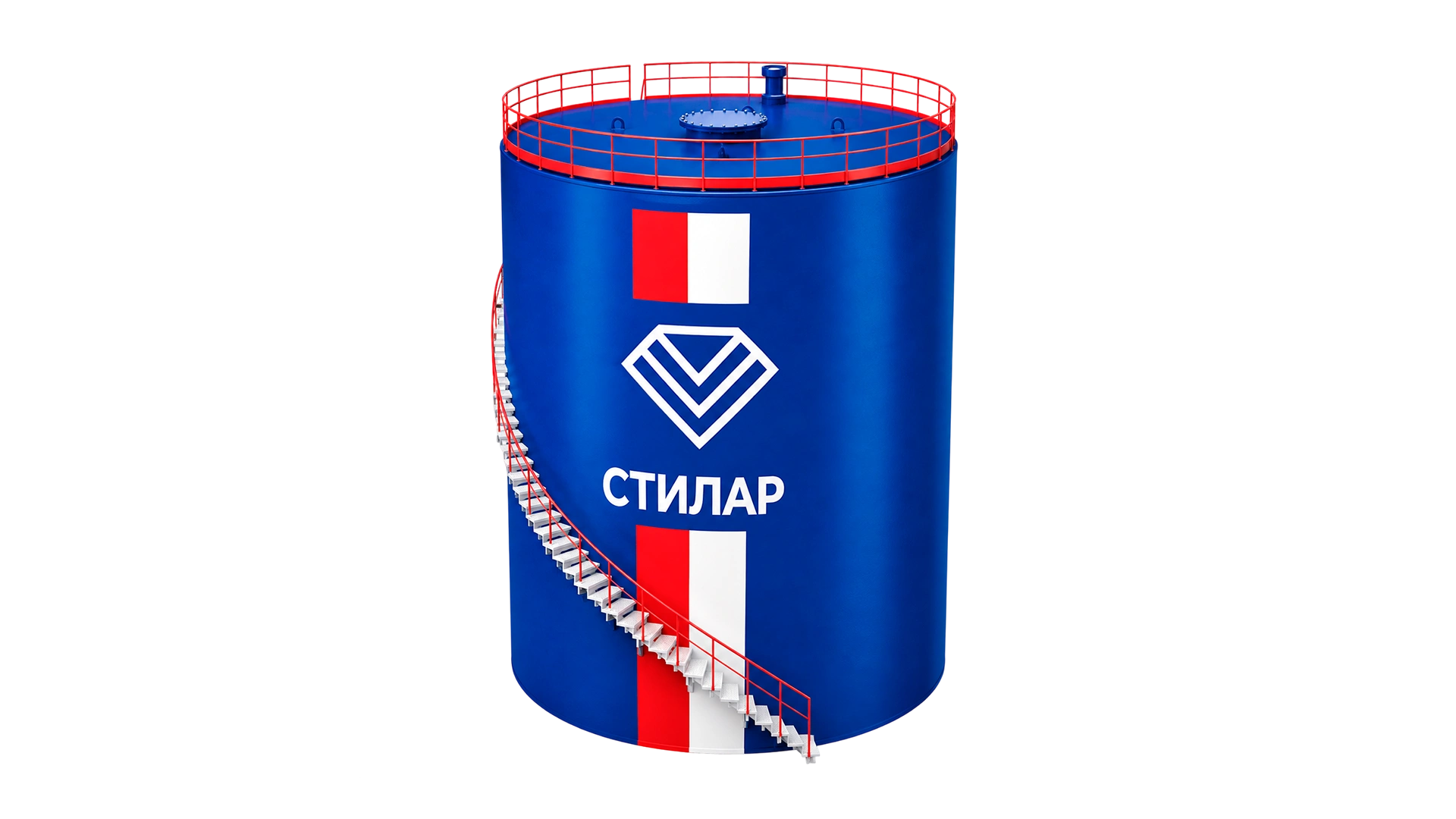Вертикальный резервуар РВС 20 м³ для АЗС