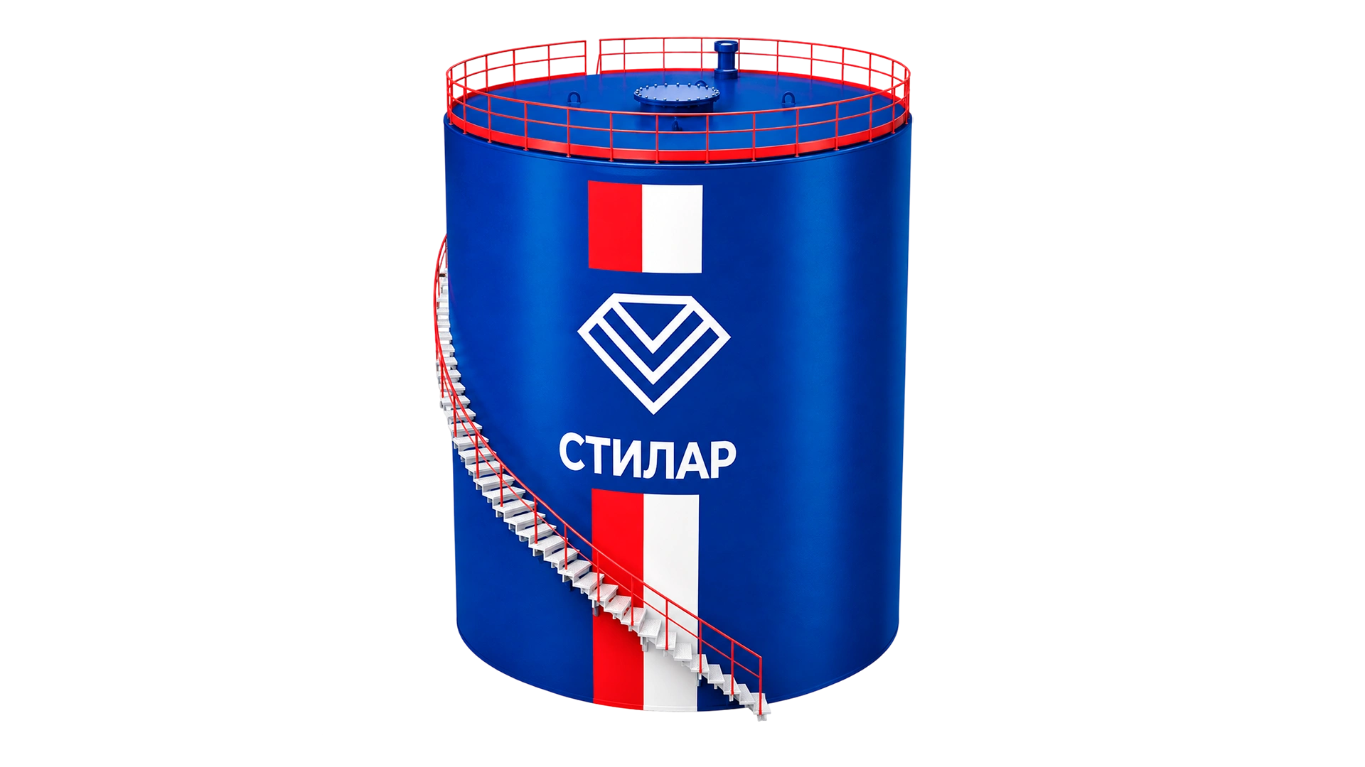 Вертикальный резервуар РВС 40 м³ для АЗС