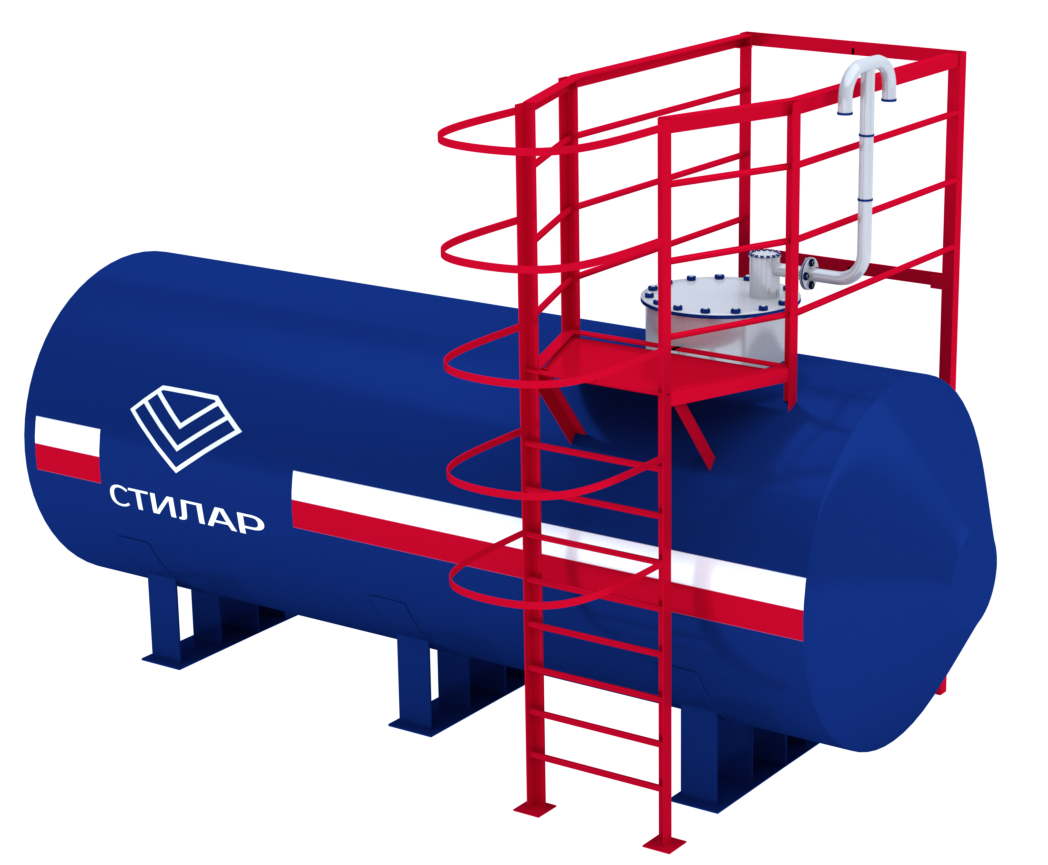 Горизонтальный резервуар РГСН для спирта 100 м³ от завода-производителя
