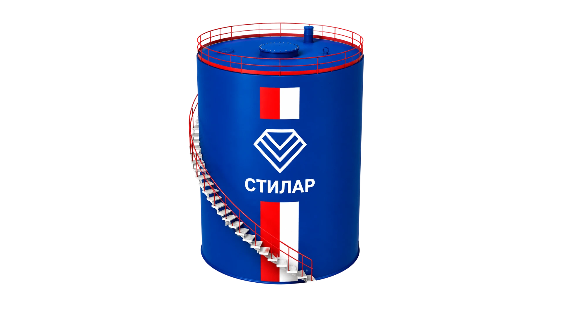 Вертикальный резервуар РВС 5 м³ для АЗС
