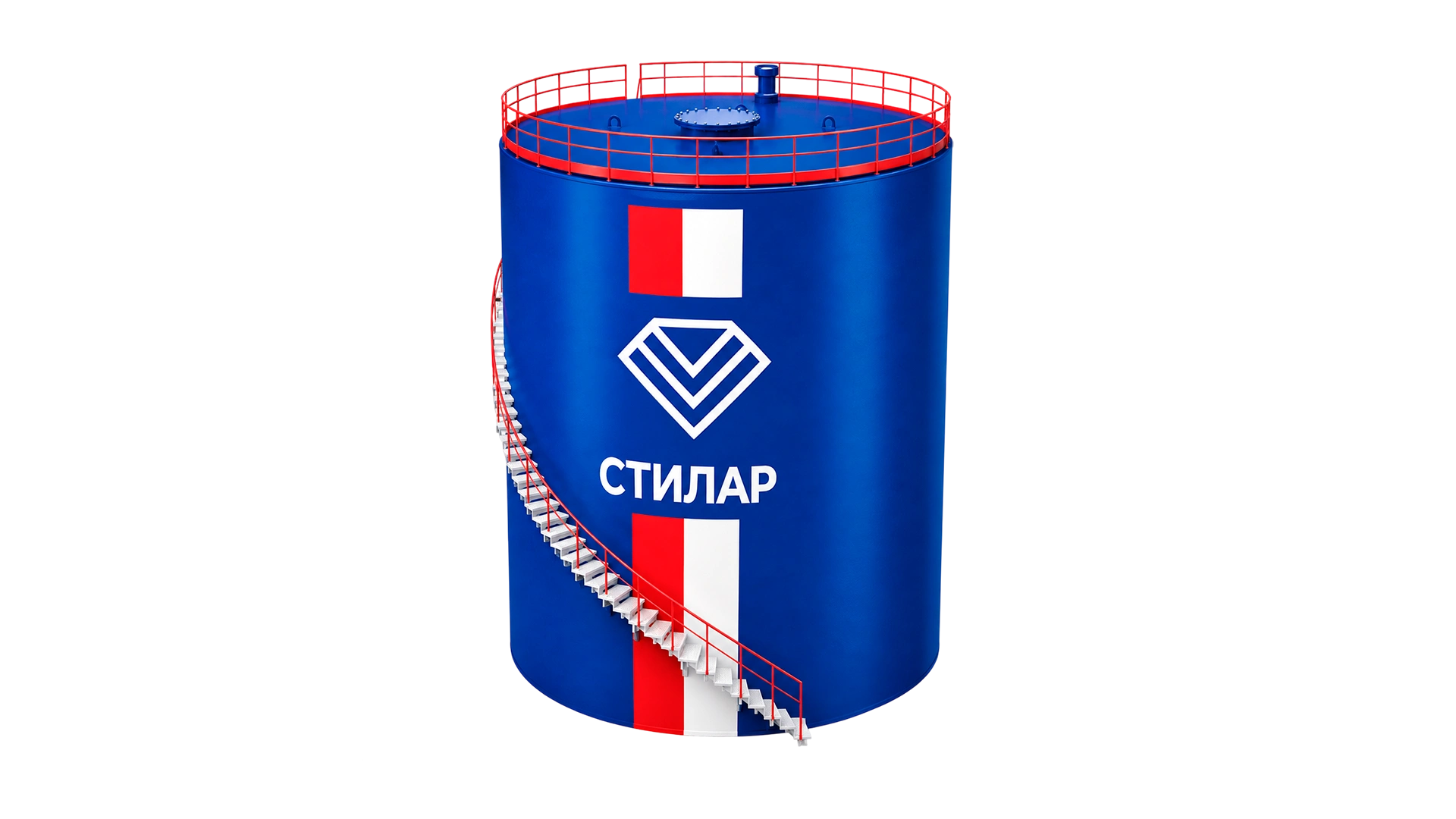 Вертикальный резервуар РВС 25 м³ для АЗС