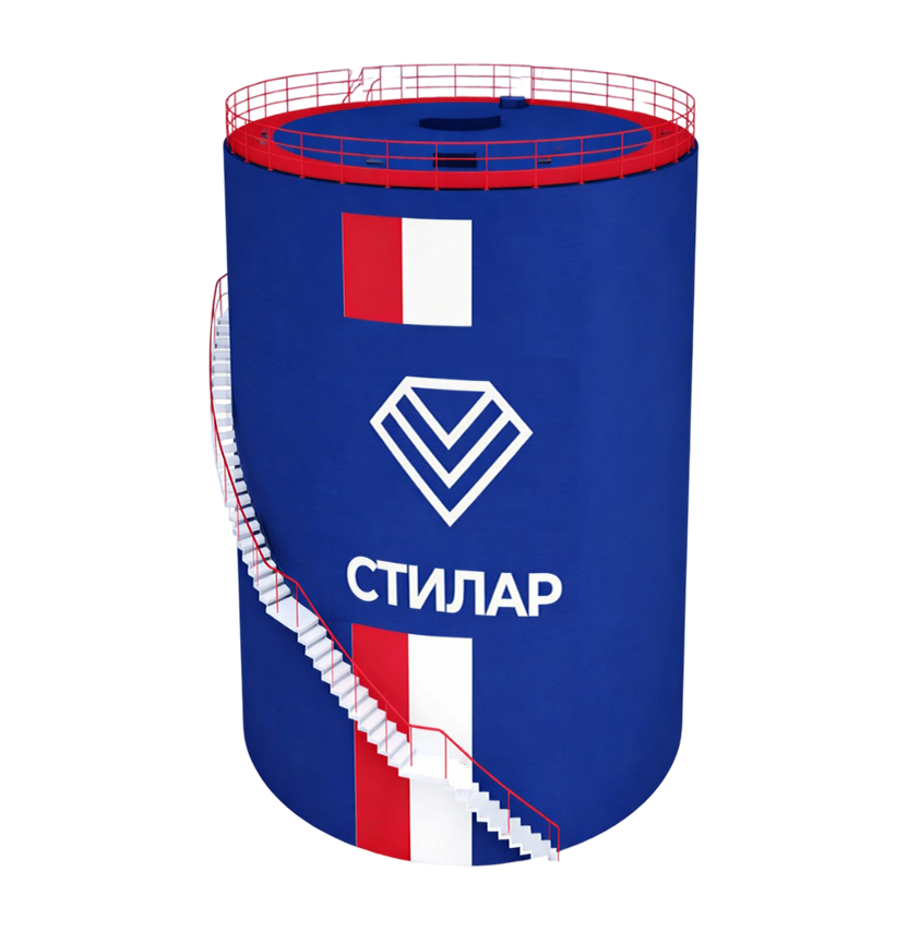 Цельносварной резервуар РВС для ГСМ 15 м³ от завода-производителя