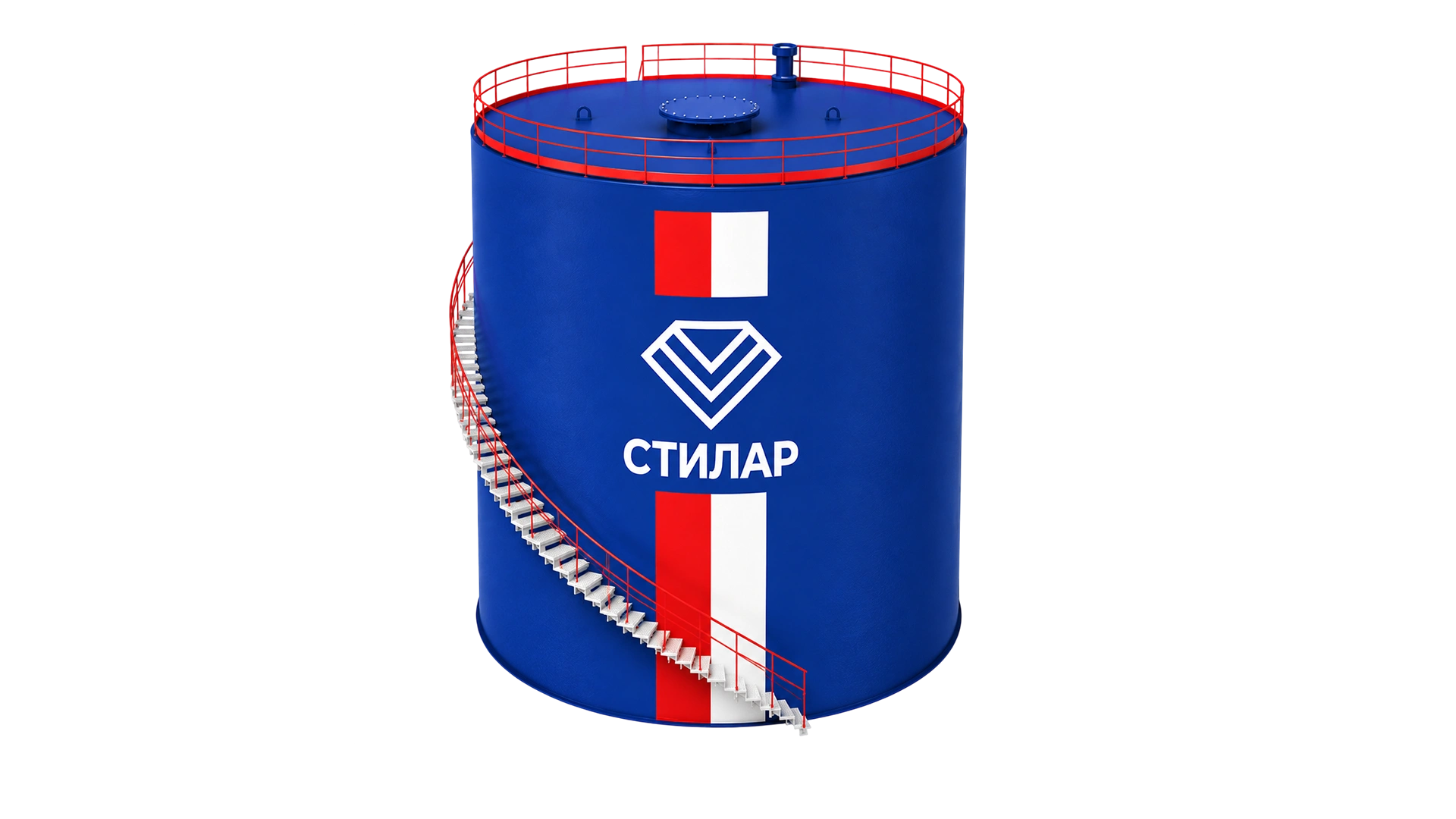 Вертикальный резервуар РВС 75 м³ для АЗС