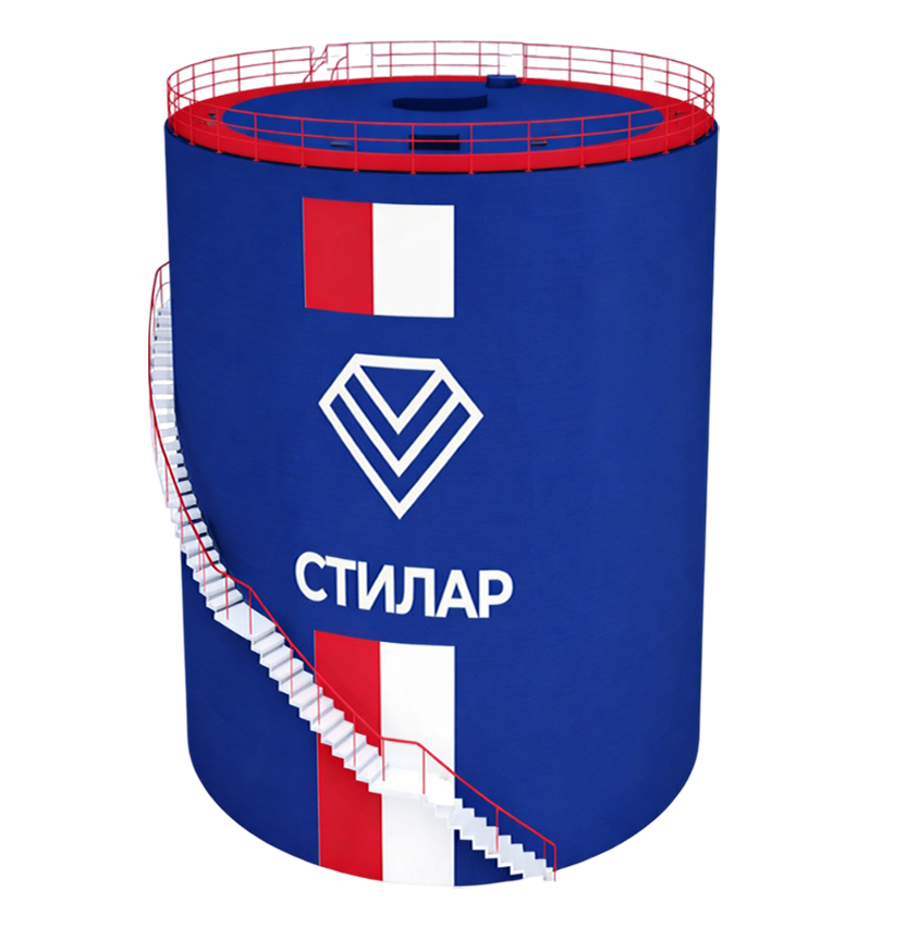 Цельносварной резервуар РВС для спирта 40 м³ от завода-производителя