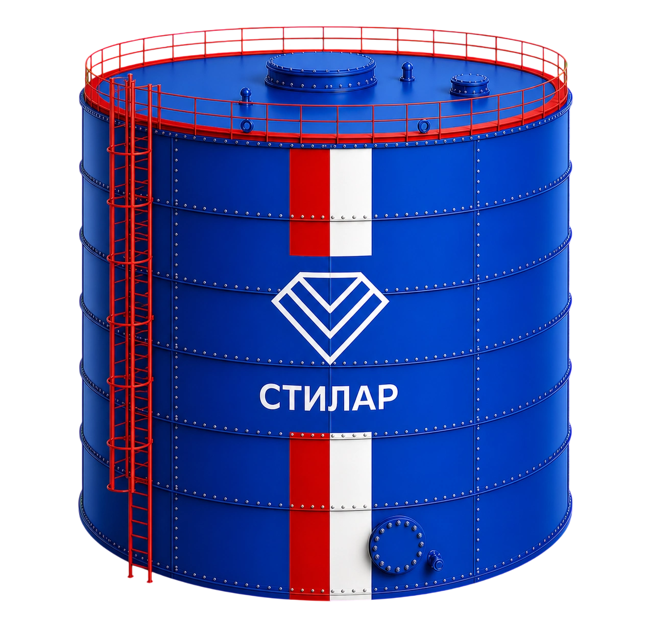 Сборный резервуар РВС 1000 м³ от завода-производителя