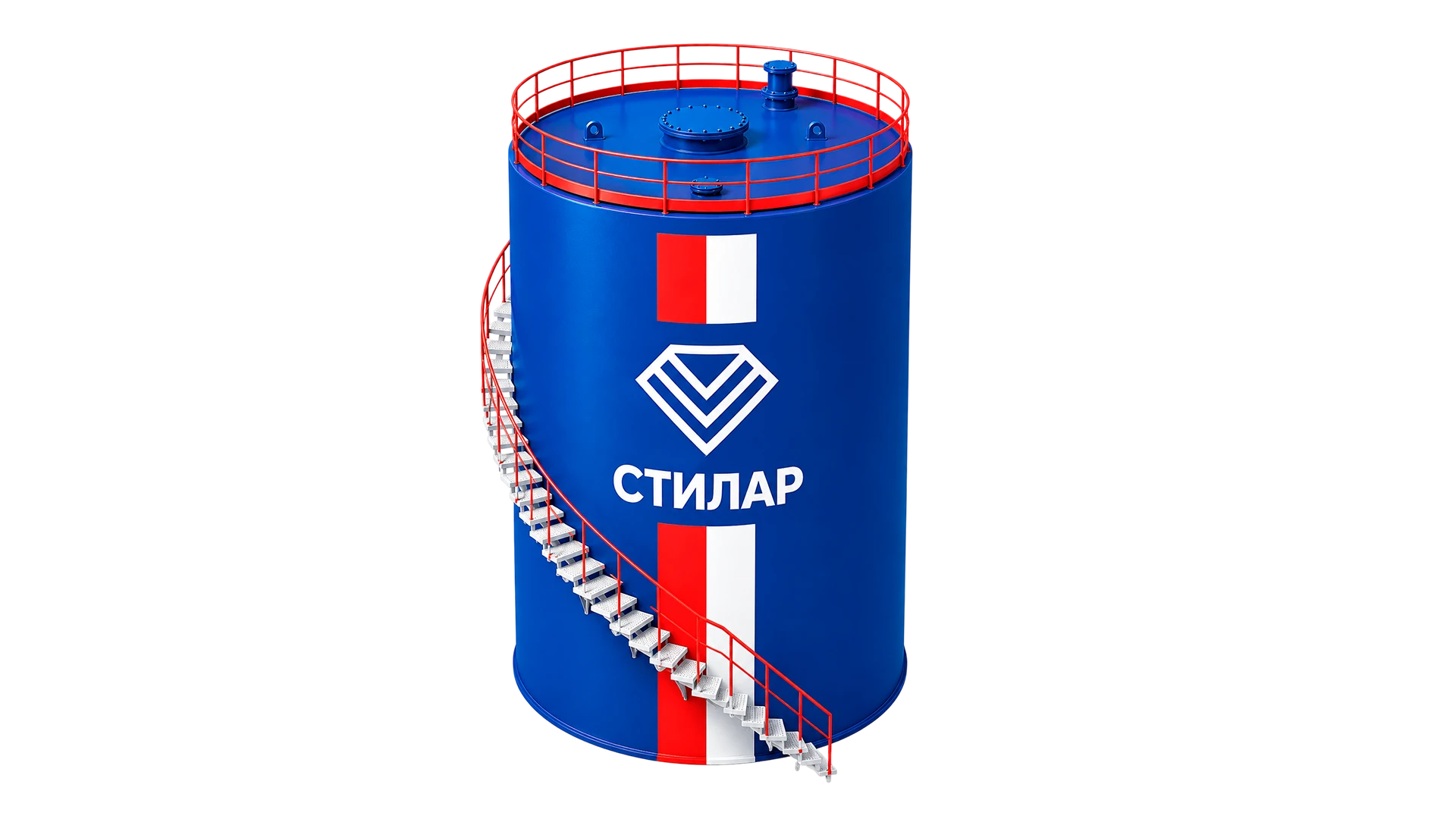 Вертикальный резервуар РВС 3 м³ для АЗС